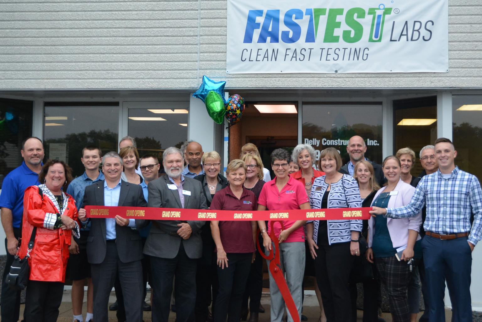 Fastest Labs of Bloomington grand opening ribbon cutting