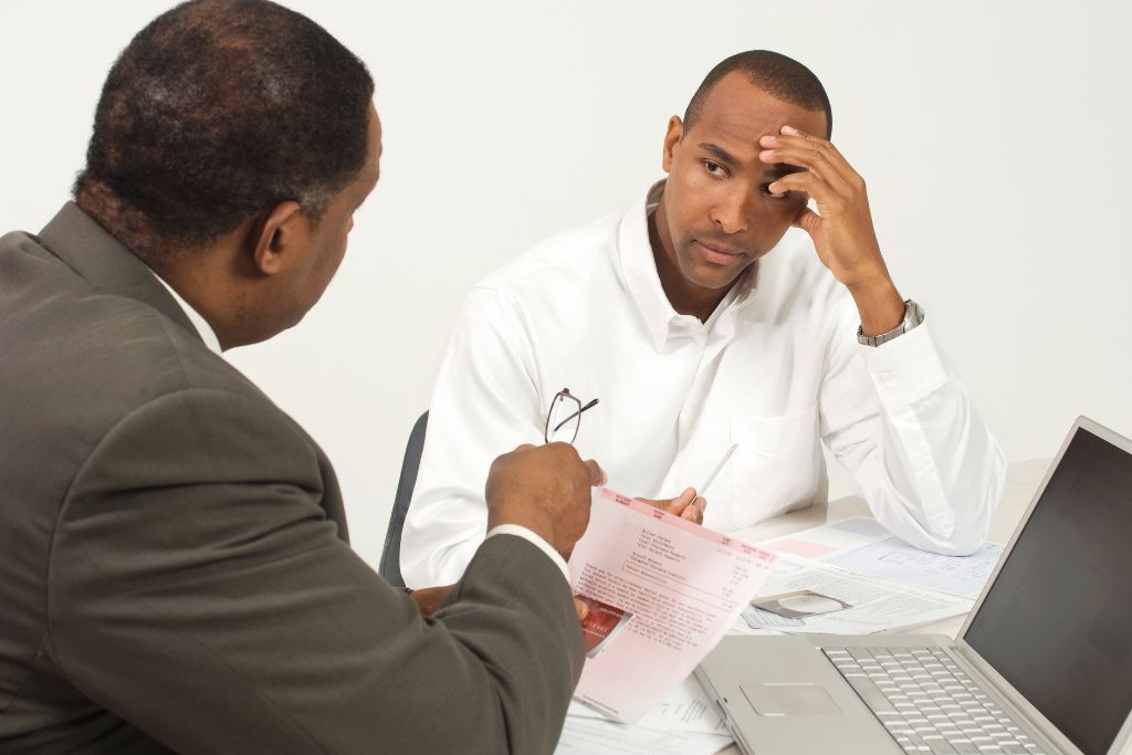 HR professional in Boise reviewing written drug policy after an employee's positive test result